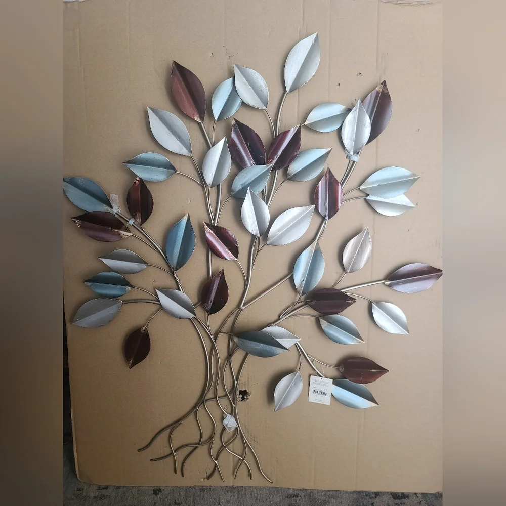 Tree of Life Wall Decor Metal MultiColor Home Decor Regal Art & Gifts 38" - Picture 9 of 17